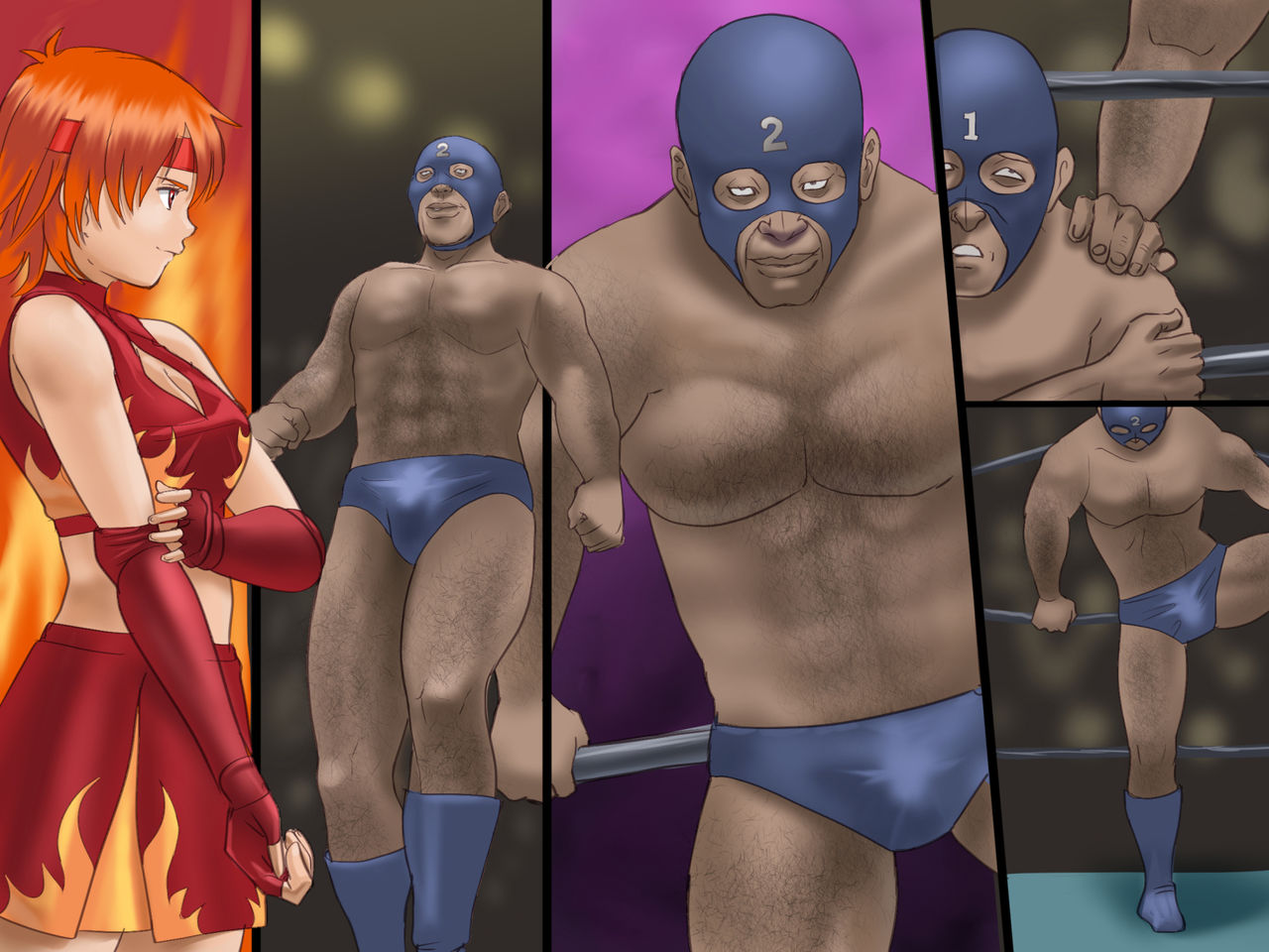Sex prison fight Hokuto Akane's shame Romero Special page 12 full