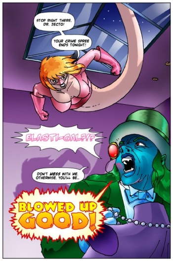 [Zartan] Elasti-gal gets Blowed Up Good cover