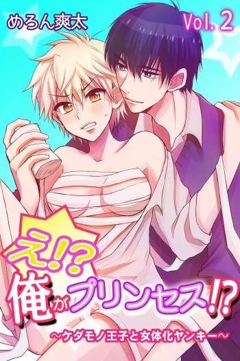 [Melon Sota] E!? Ore ga Princess!? ~Kedamono Ouji to Nyotaika Yankee~ Vol. 2 cover