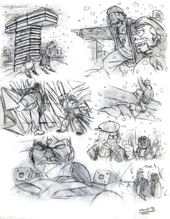 [John E. Skillet (Skillet91)] Bangin' Bros. Sketch: Attack On Teen Titans cover