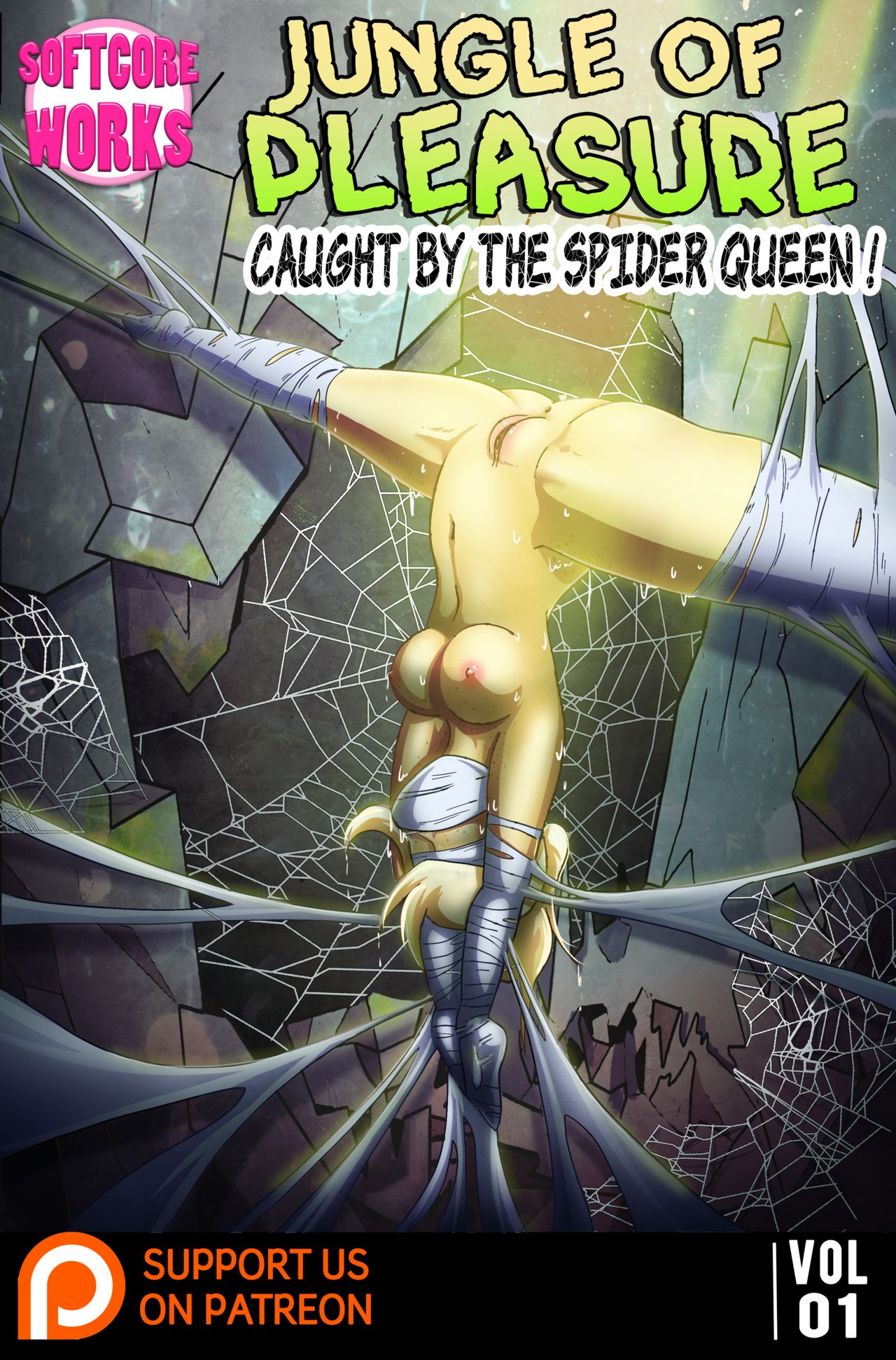 Jungle of Pleasure Volume 1: Caught by the Spider Queen! page 1 full