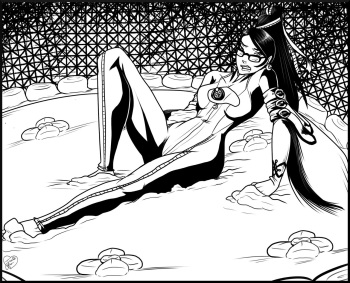 [JessicaRae] Bayonetta cake cover