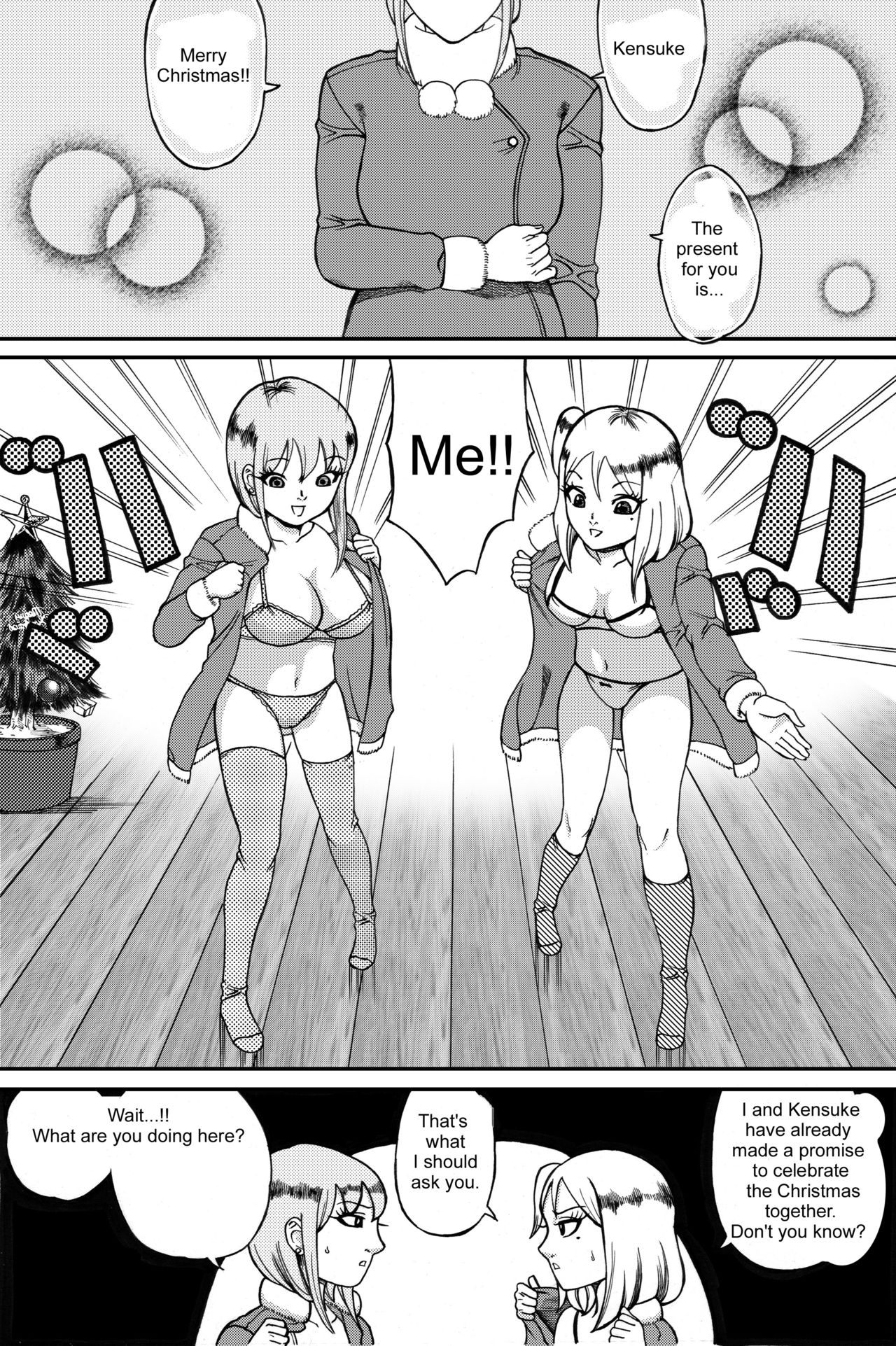Fuwapoyo crimson/catfight comic page 2 full