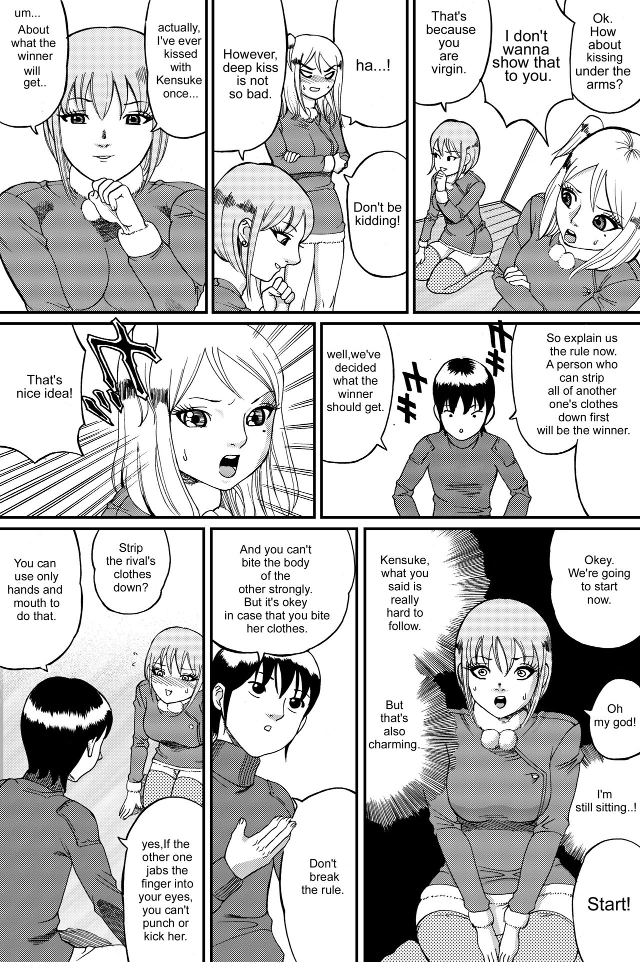 Fuwapoyo crimson/catfight comic page 7 full