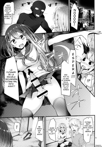 (C90) [Endless Requiem (Oouso)] Futanari x Otoko Gyaku Anal Goudou Anata ga Mesu ni Narun desu yo | Futanari x Man Reverse Anal Sex Compilation - You'll Turn Into a Bitch Ch. 1 [Spanish] [ODI] cover