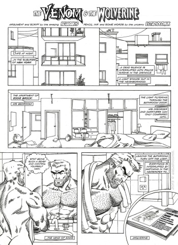 The Venom & The Wolverine by estudiocomik (in progress) cover