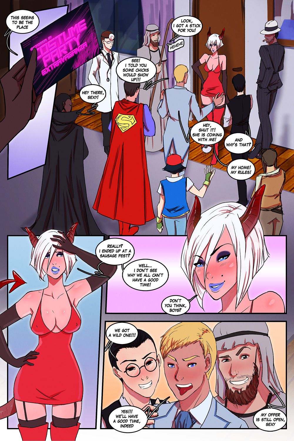 Costume Party Extravaganza page 1 full