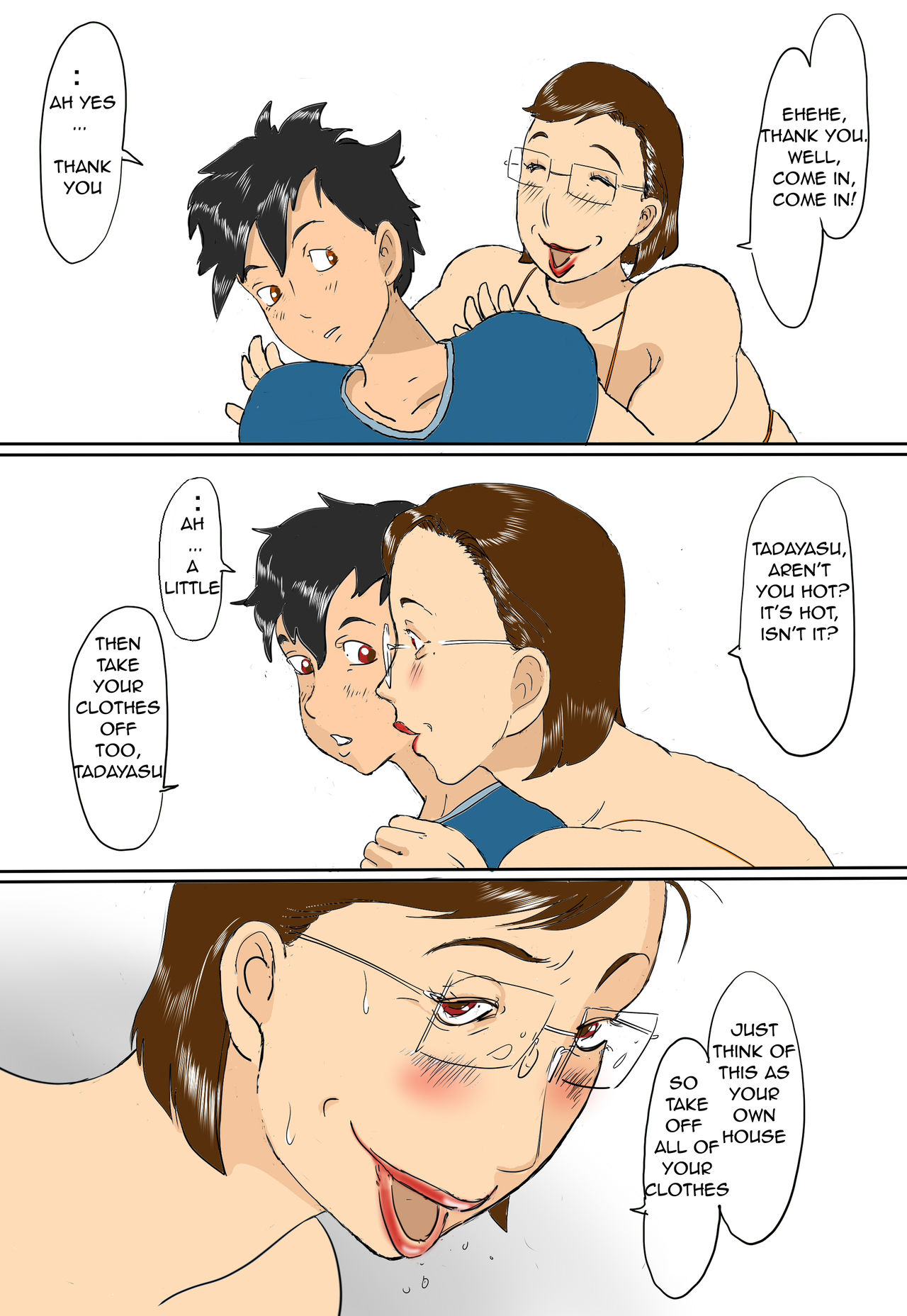 Oba, Kazue no Nikuatsu | Aunt Kazue's Fleshy Squeeze page 5 full