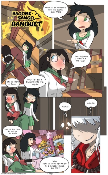 [MyFetishSituation] Kagome and Sango Banquet (Inuyasha) cover