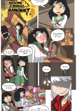 Kagome and Sango Banquet