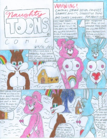 Naughty Toons Comic cover