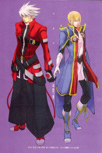 (C80) [nizimu (Me)] Futari | Two (BLAZBLUE) [English] [RagJin Scans] cover
