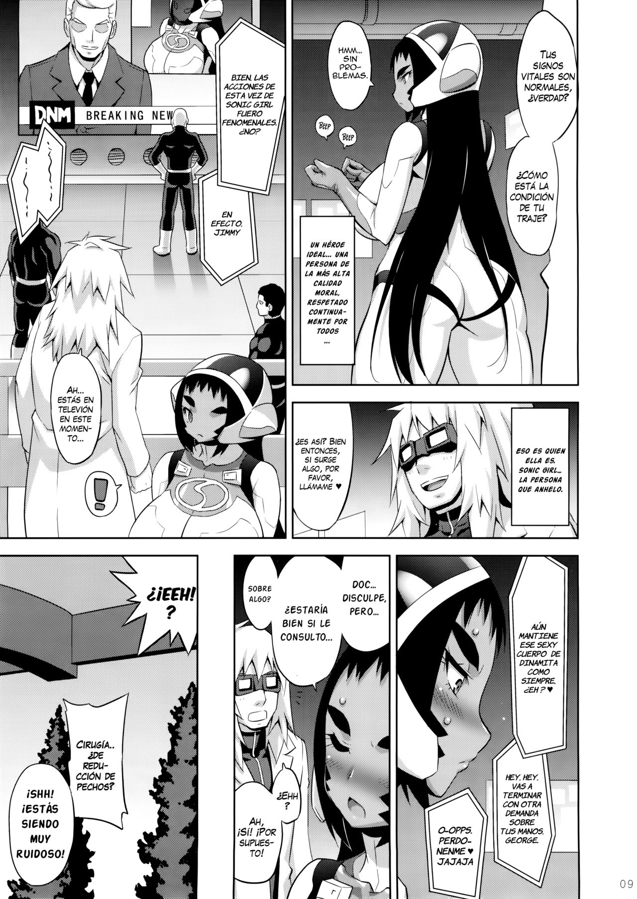 SONIC GIRL page 9 full