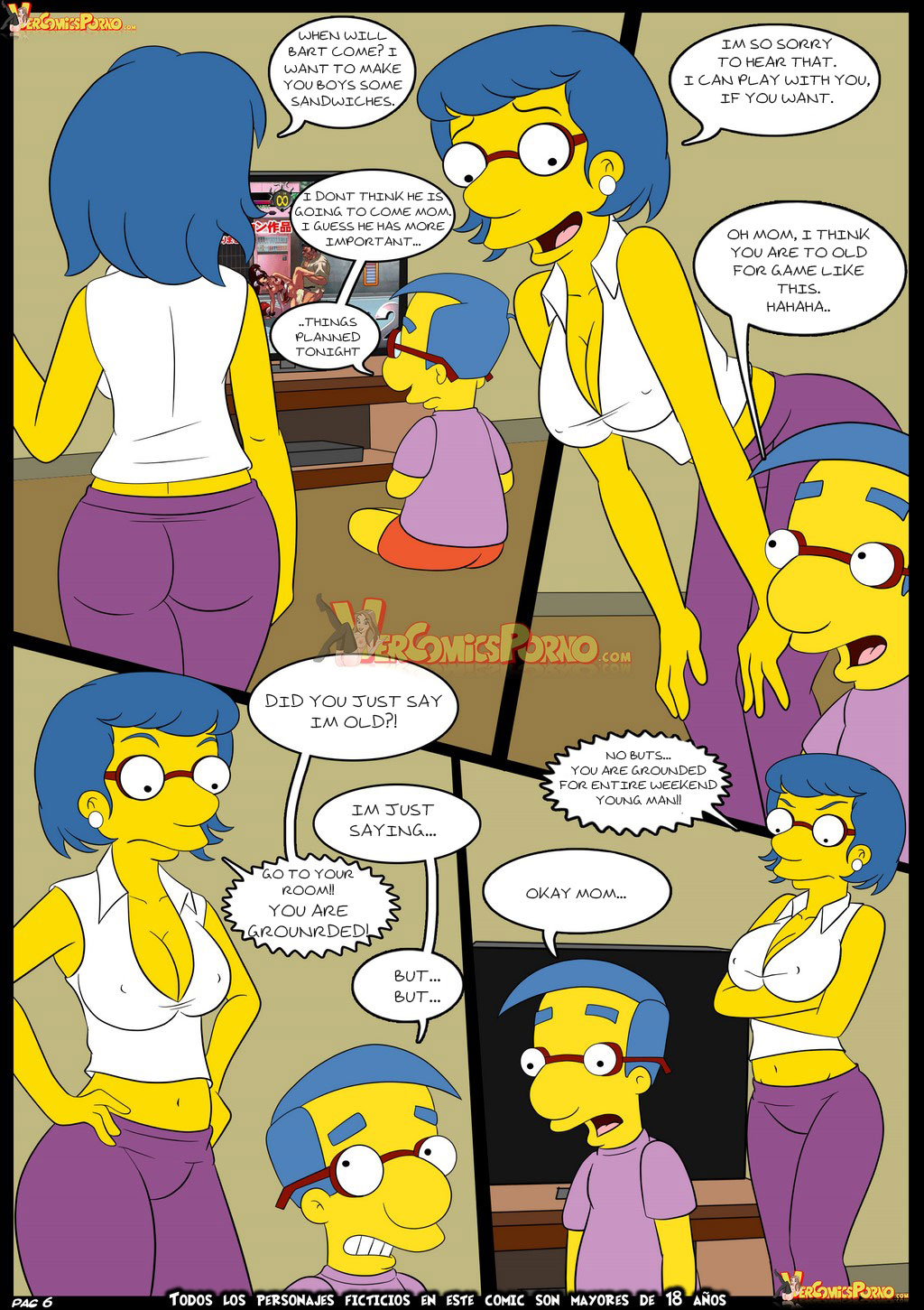 The old Simpsons Ways 6 page 7 full