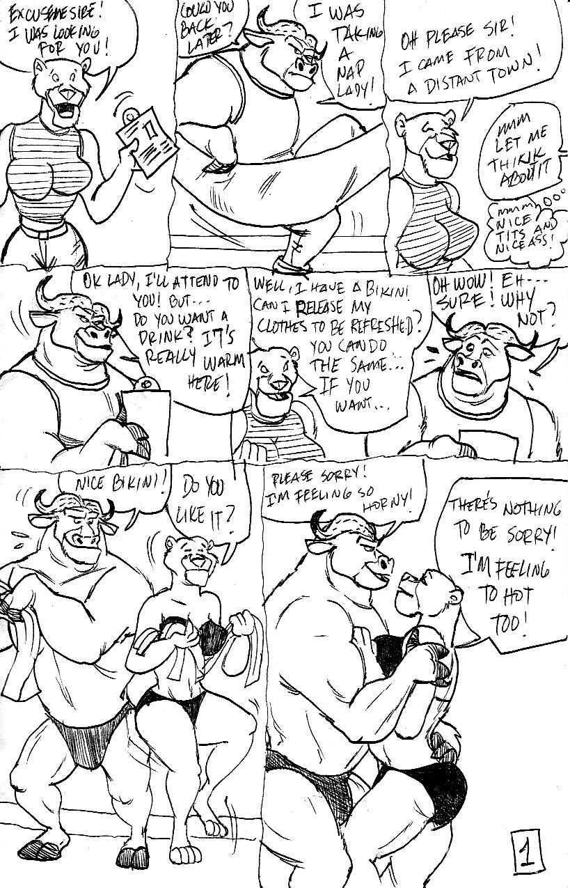 Bufallo & Lioness page 1 full