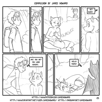 [James Howard] Commission for Readasaurous (Digimon Tamers) cover