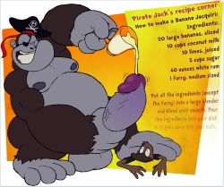 Pirate Jack's Recipe Corner: How to Make a Banana Jacquiri