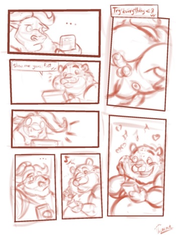 [Uniparasite] Clawhauser and Bogo (Zootopia) [in progress] cover