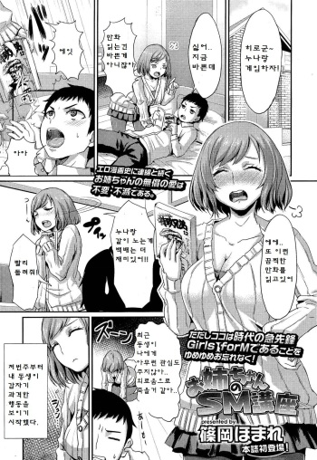 [Shinooka Homare] Onee-chan no SM Kouza (Girls forM Vol. 02) [Korean] cover