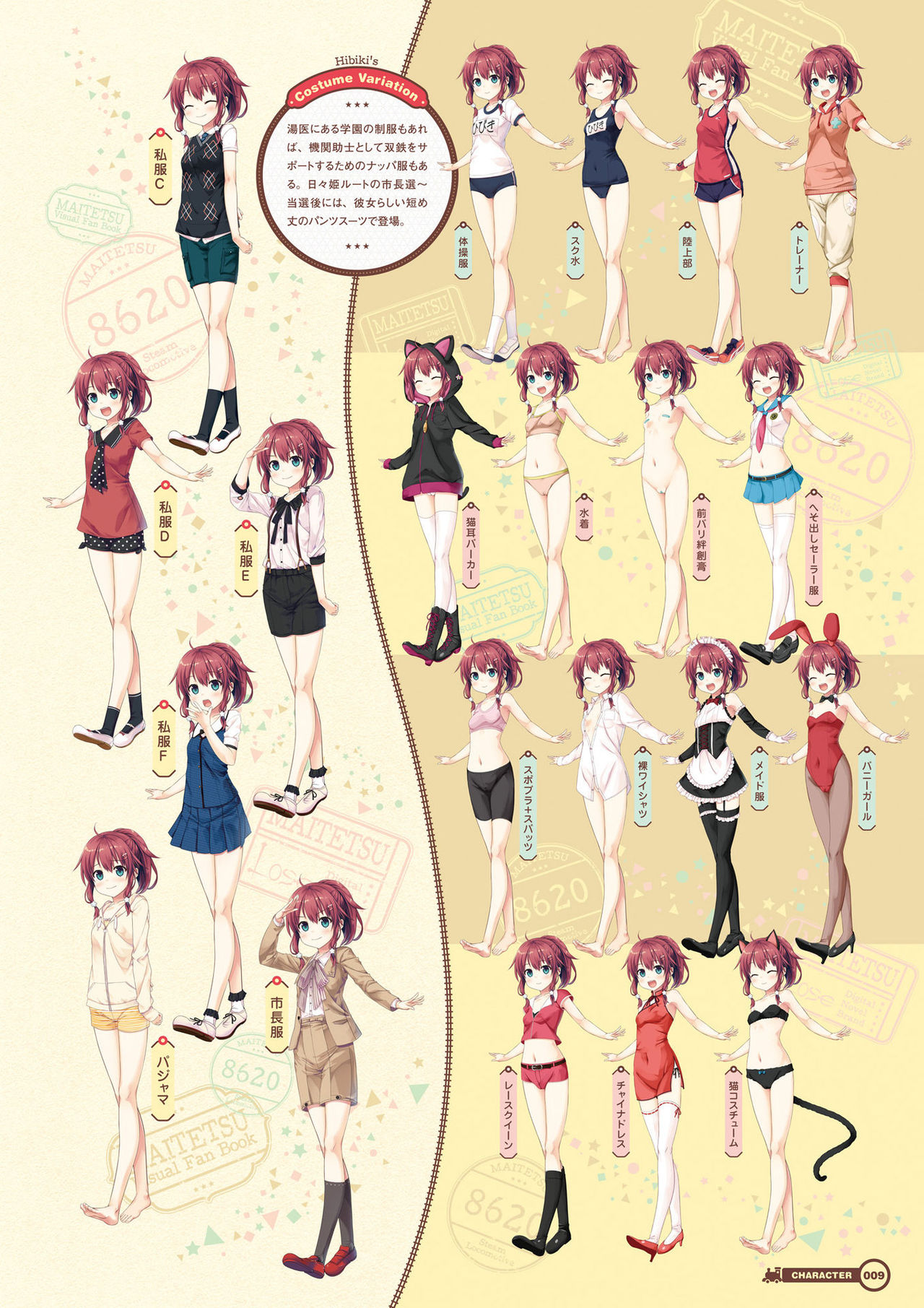Maitetsu Visual Fan Book page 11 full
