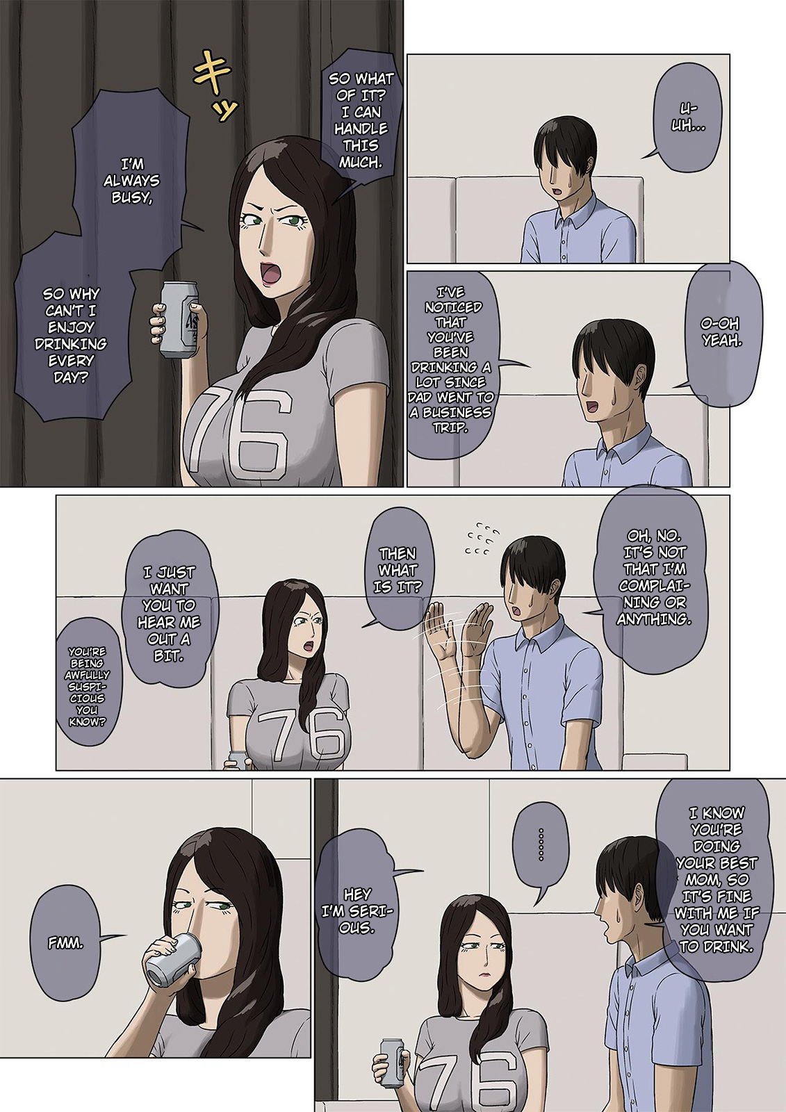 Boshi Soukan Nozokinozokare | Incest between a mother and her son nozokinozokare page 4 full