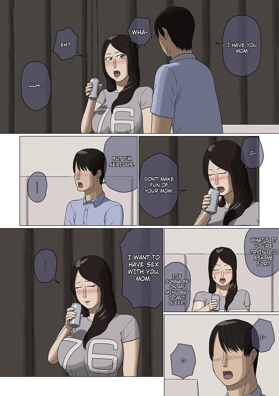 Boshi Soukan Nozokinozokare | Incest between a mother and her son nozokinozokare page 6 full