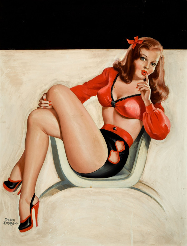 Vintage Pin Up art by Peter Driben page 1 full