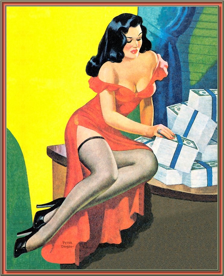 Vintage Pin Up art by Peter Driben page 12 full