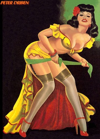 Vintage Pin Up art by Peter Driben page 8 full