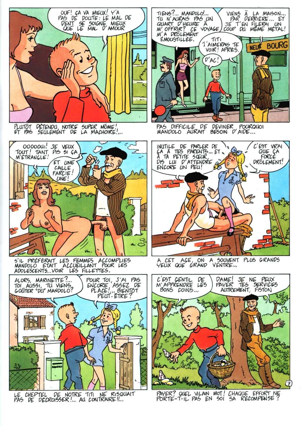 Titi Fricoteur - Volume 2:  Le coq du village page 10 full