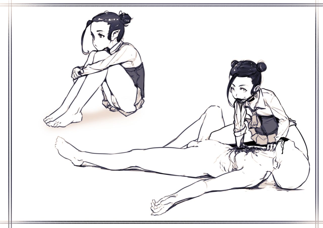 Vampire Girl drawing collection page 2 full
