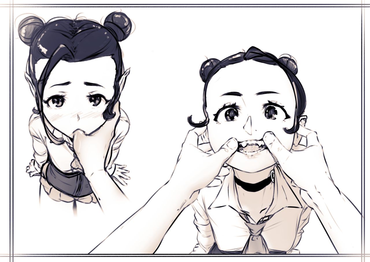 Vampire Girl drawing collection page 3 full