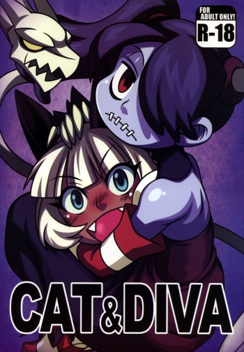 (COMIC1☆10) [Mayoineko (Various)] CAT&DIVA (Skullgirls) cover