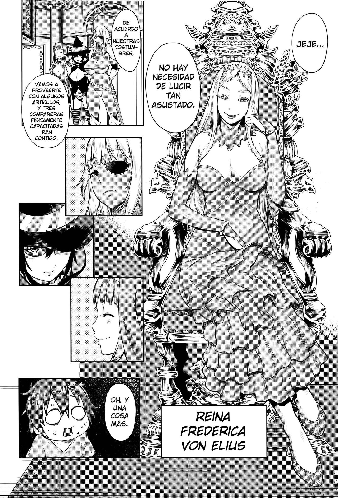 ChinTrai Quest -Shota Yuusha no Haramase Chin Douchuu- | Expedición de Entrenamiento de Pene ~El Viaje de Concepción del Pequeño Héroe~ page 4 full