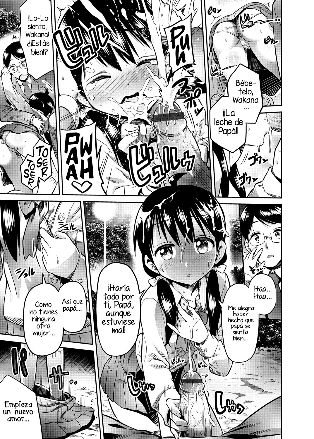 Kinshinsoukan no Yoru - Chichi to Musume ga Kouen de... | Noche de Incesto - Padre e hija en el parque... page 9 full