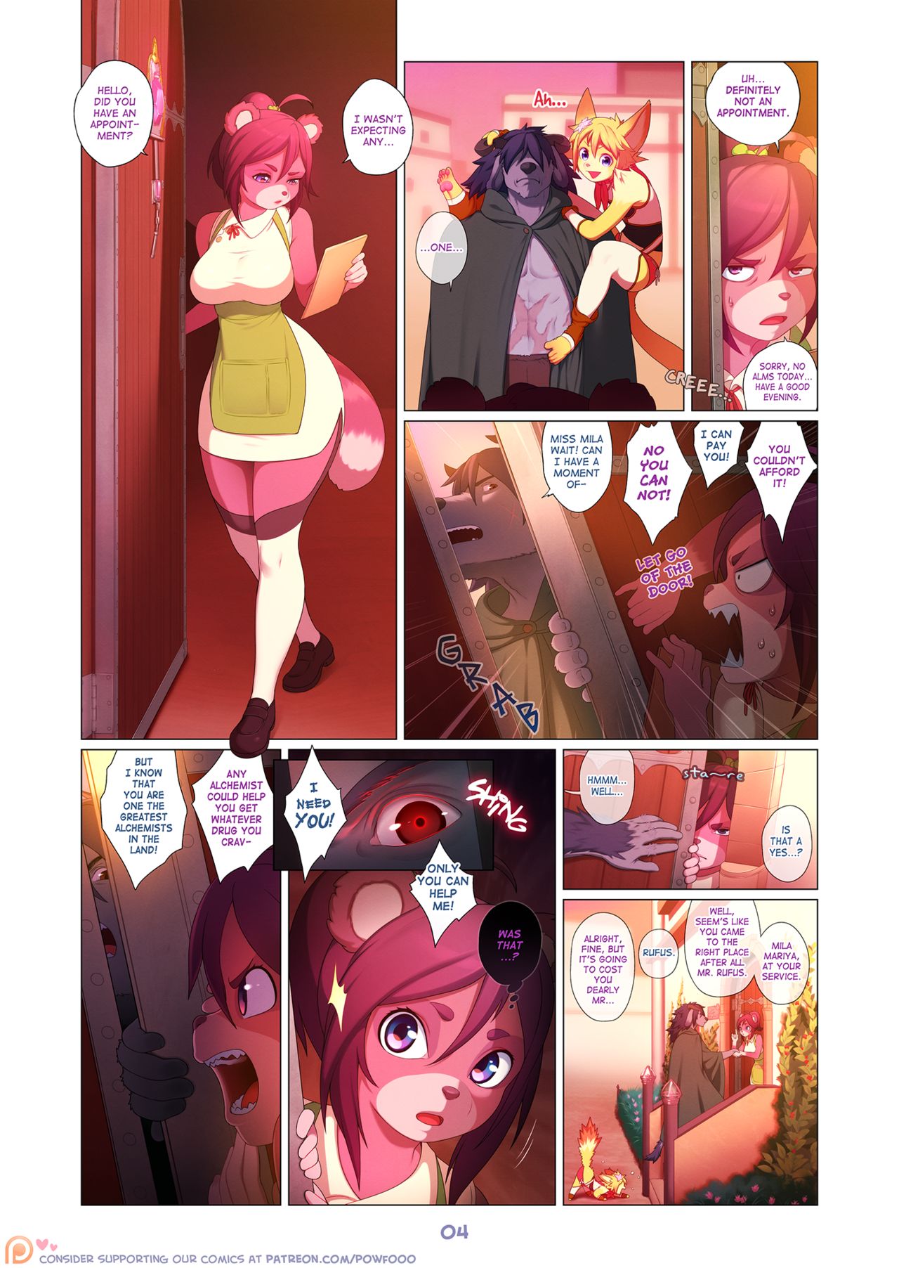 Arcana Tales Chapter 2: The Alchemist and The Beast page 4 full