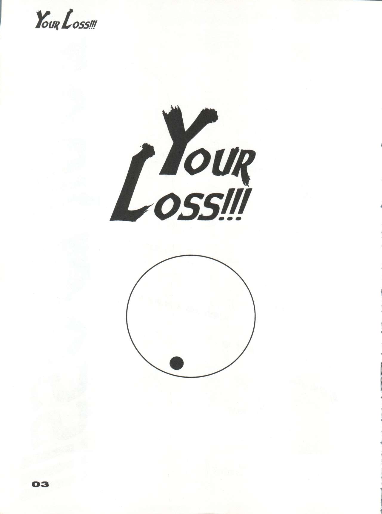 Your Loss!! page 4 full