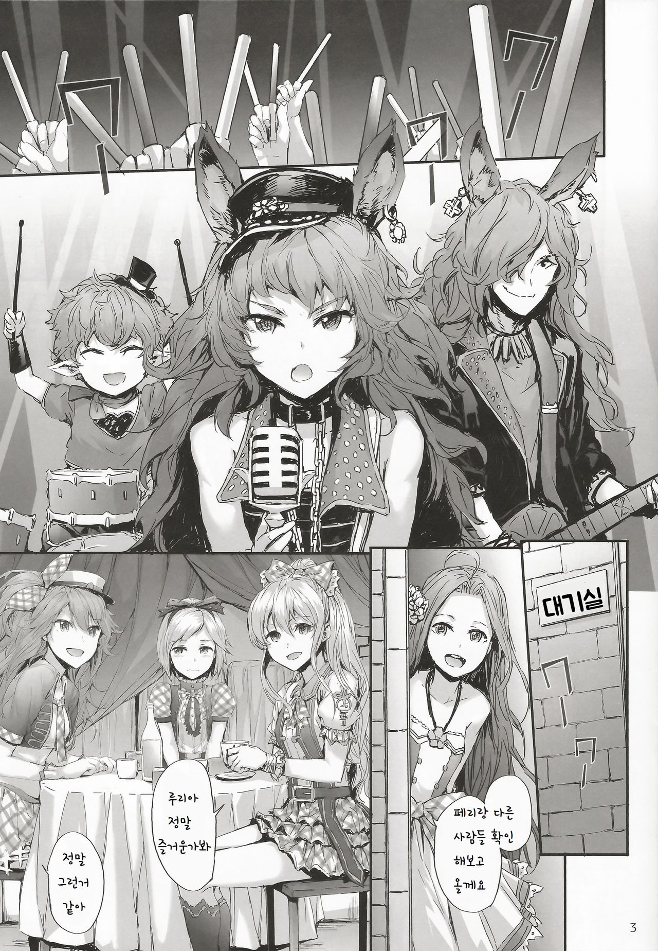 Kikuushi Idol no Gakuya Urabanashi | Sky Knight Idols' Backstage Story page 3 full