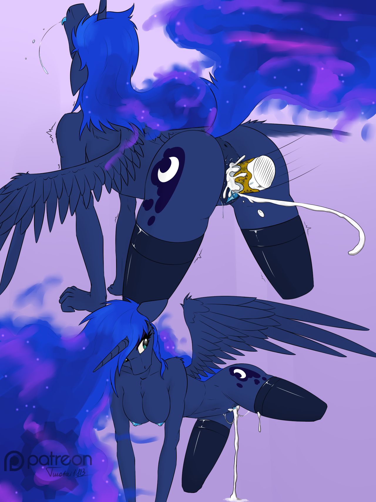 Night with Luna page 5 full