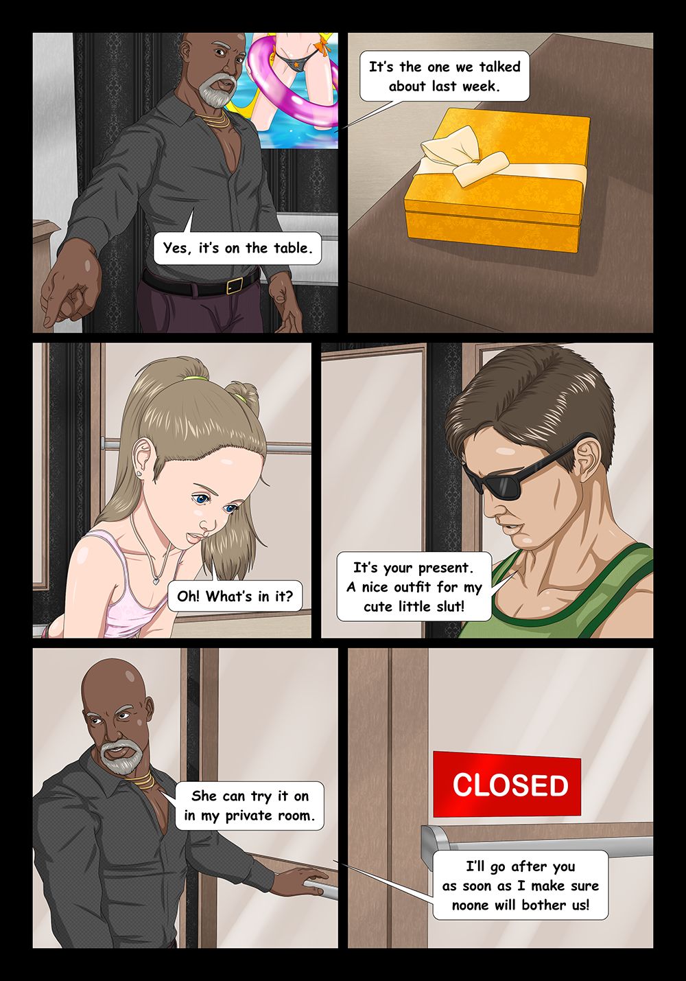 Shopping & Princess Lessons page 7 full