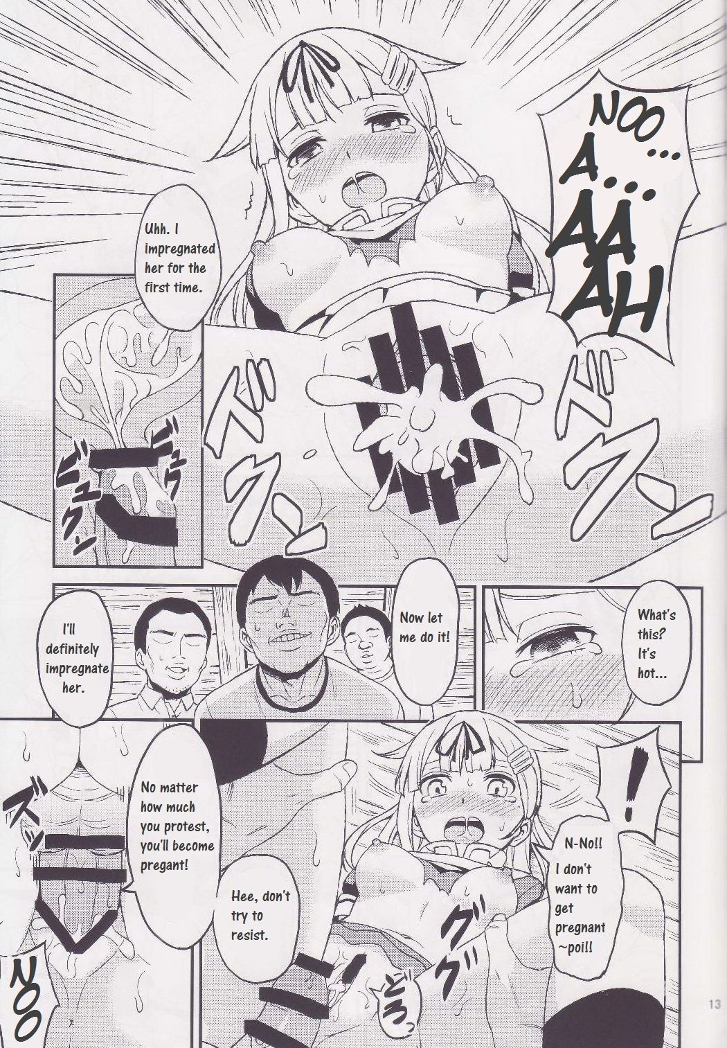 Torawareta Yuudachi | Captive Yuudachi page 12 full