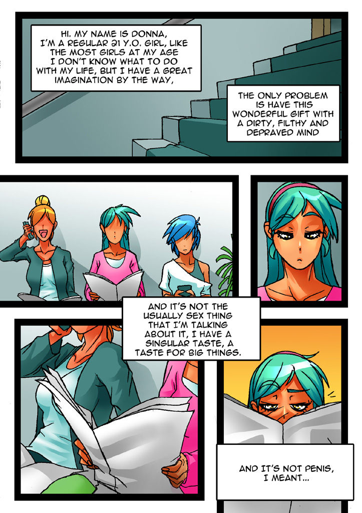 Filthy Donna #1 page 2 full