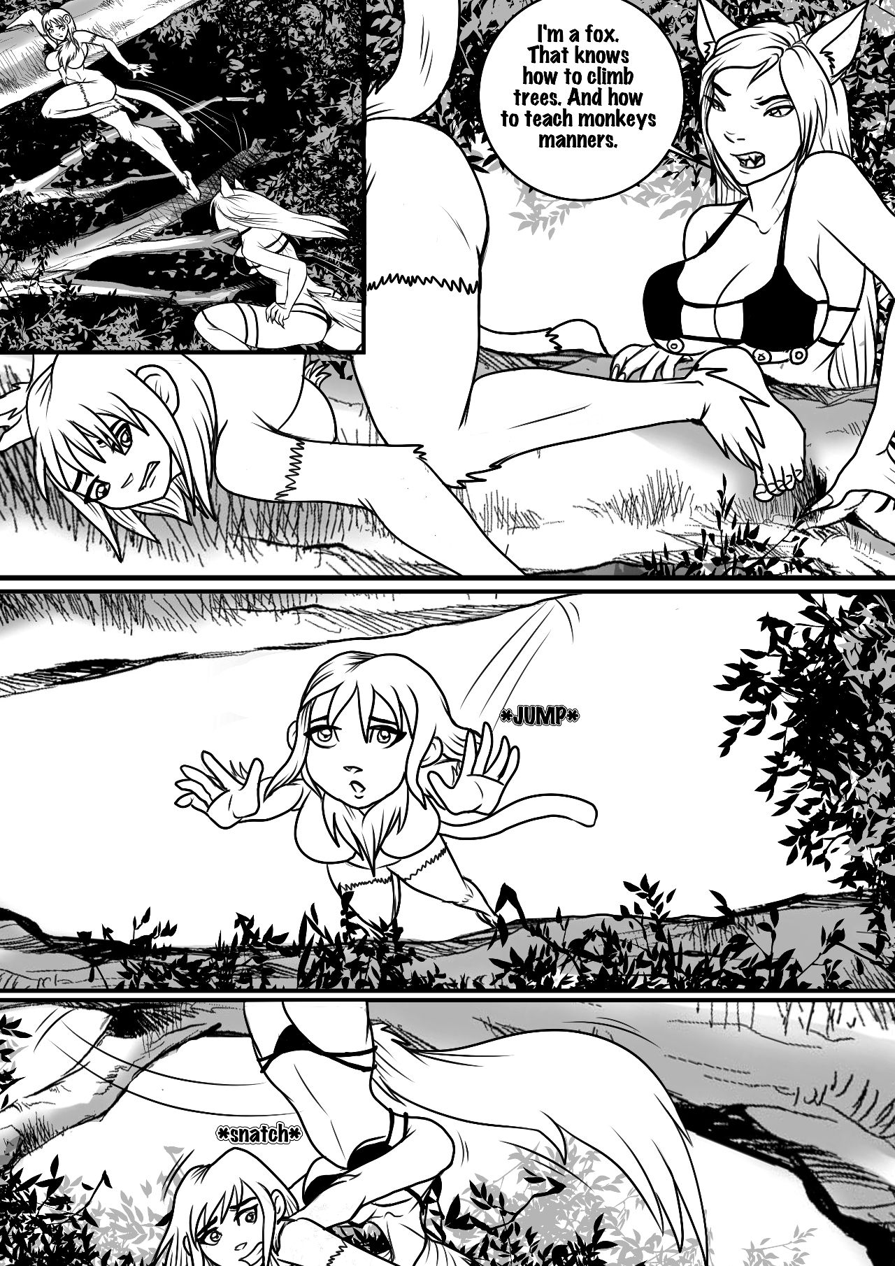 Don't Monkey Around a Kitsune page 3 full