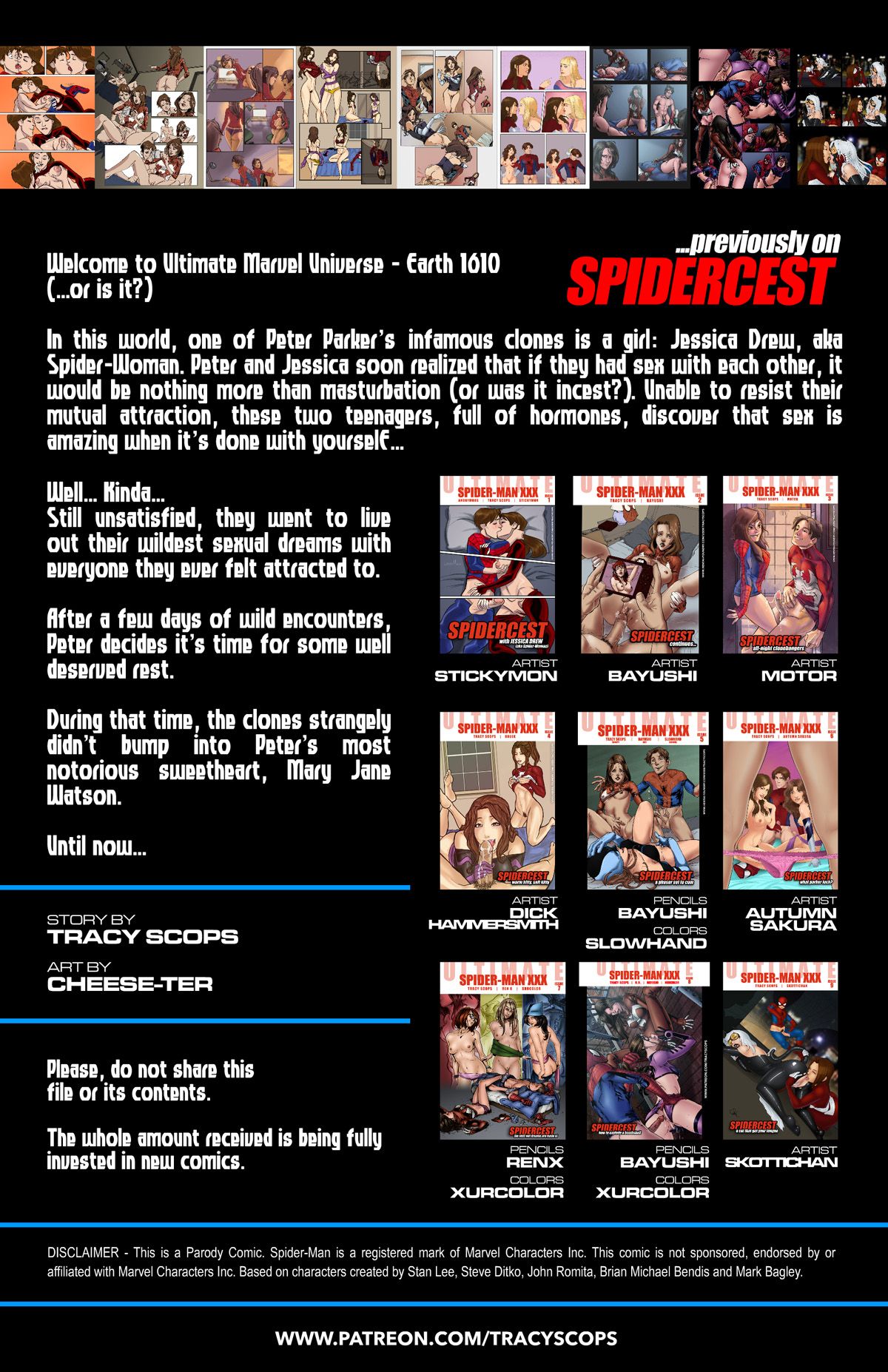 Ultimate Spider-Man XXX 10 - Spidercest - red all over page 2 full
