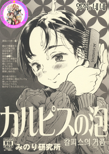 (C87) [Minori Kenkyuujo (Minori Kenshirou)] Calpis no Awa [Korean] cover