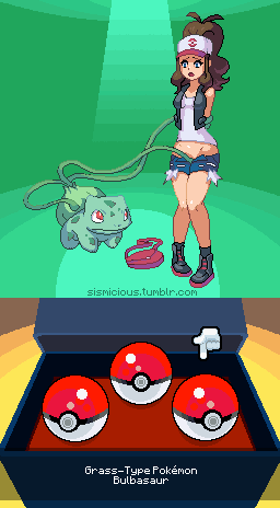 Sismicious Pokemon Pixel Art w/Hilda page 1 full