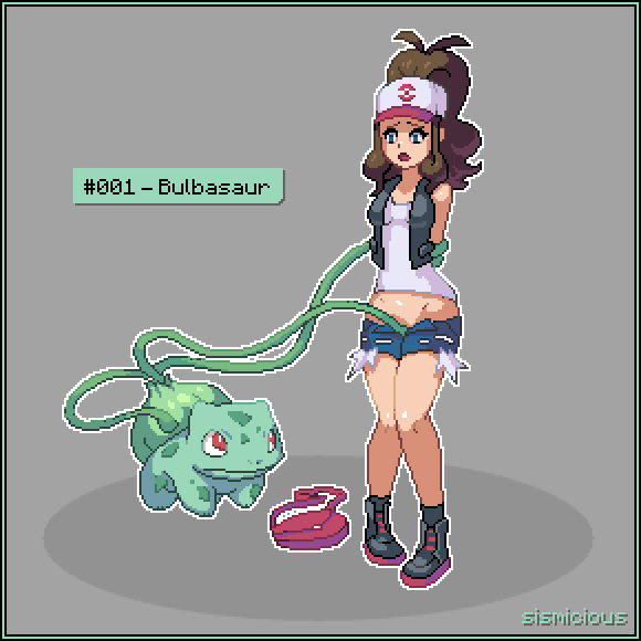 Sismicious Pokemon Pixel Art w/Hilda page 2 full