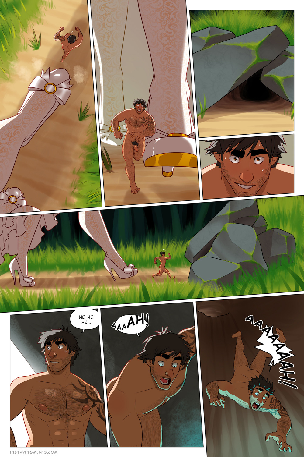 100%  part 4 - in a painful dream page 4 full