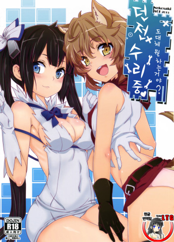 (FF26) [Nikoushikou (Nekosaki Aoi)] What Should I Do When the Dungeon is Under Maintenance? | 던전 수리중 ~도대체 뭘 하는거야~？ (Dungeon ni Deai o Motomeru no wa Machigatteiru Darou ka) [Korean] [Team LTG] cover