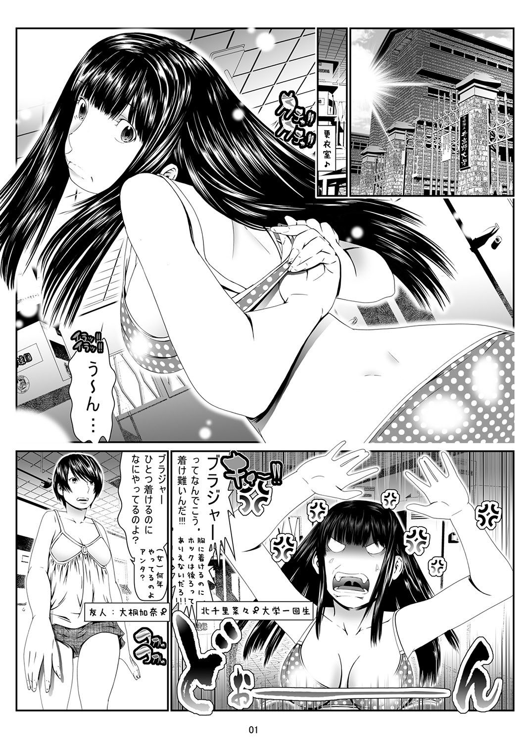 Nyotaika: Ore! ~ Onna no Ko tte kimochiii~ 1 page 2 full